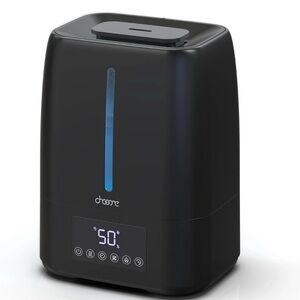 6L Top Fill Ultrasonic Humidifier Cool & Warm Mist Bedroom Baby, Large Rooms